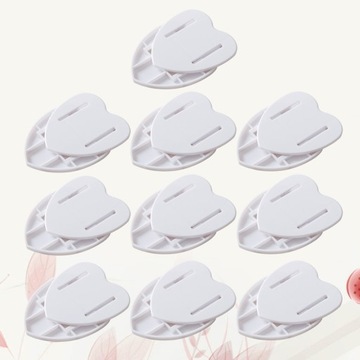 САМОКЛЕЯЩИЙСЯ ДЕРЖАТЕЛЬ ПОЛОСКИ ДЛЯ СВЕРЛЕНИЯ 10 ШТ, БЕЛЫЙ