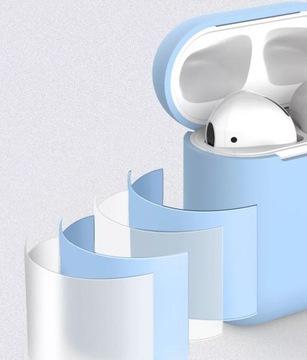 СИЛИКОНОВЫЙ ЧЕХОЛ ДЛЯ AIRPODS 1/2 SLIM-FIT