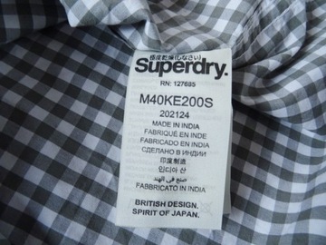 SUPERDRY KOSZULA LONDON BUTTON DOWN LOGO L