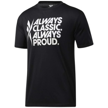 Koszulka męska czarna t-shirt Reebok Tech Style Pride Tee Black GT3153 M