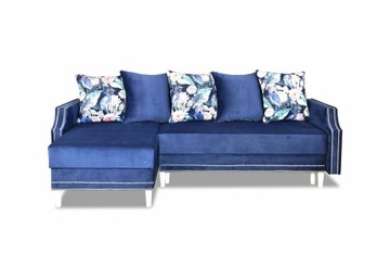 NAROŻNIK SOFA NAROŻNA ROZKŁADANA FUKCJA SPANIA POJEMNIKIEM 228CM Anabelle