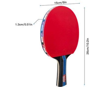 РАКЕТКА ДЛЯ НАСТОЛЬНОГО ТЕННИСА НА 3 ШАРИКИ С СЕТКОЙ