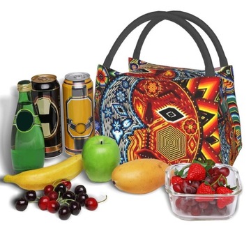 Утепленная большая сумка для обеда Sun Art Huichol Boho