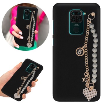 Etui Mat Blink do XIAOMI REDMI NOTE 9 Perły Serce