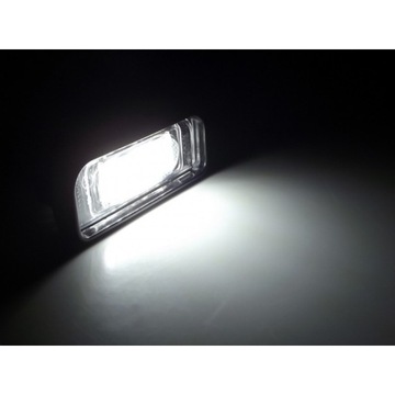 LAMPY TABULKY SPZ LED MERCEDES S TŘÍDA W220 6000K BÍLÉ