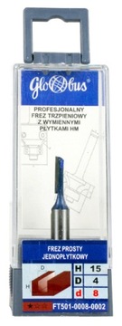 Фреза однодисковая с прямым хвостовиком D=4xH=10/d=8