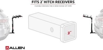 Велосипедная стойка Allen Sports Deluxe на 4 велосипеда, монтируемая вместо крюка