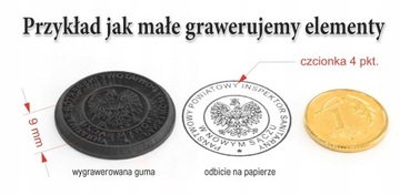 Pieczątka do kart rabatowych - 12mm - jakość PRO!