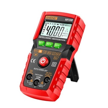 АВТОМАТИЧЕСКИЙ МУЛЬТИМЕТР ANENG M108PRO+CASE+ МЕТР