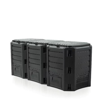 KOMPOSTOWNIK MODULE COMPOGREEN 1200 L CZARNY IKSM1200C PROSPERPLAST