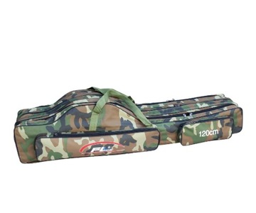 ЖЕСТКИЙ ЧЕХОЛ ДЛЯ РЫБАЛКИ ИЗ 3 КОМПЛЕКТОВ, 140 СМ, FL CAMO