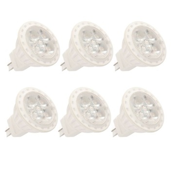 6 x Żarówka LED MR11 4W 360lm GU4 Energooszczędna