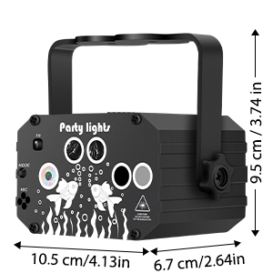 DJ DISCO STAGE LIGHT СВЕТ ДЛЯ ВЕЧЕРИНКИ С ДИСТАНЦИОННЫМ УПРАВЛЕНИЕМ - Питание от аккумулятора