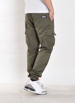 Spodnie M Bossline Cargo Jogger joggery army khaki