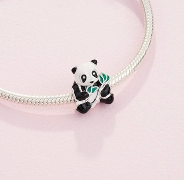 Charms Zawieszka Uroczy Słodki Miś Panda