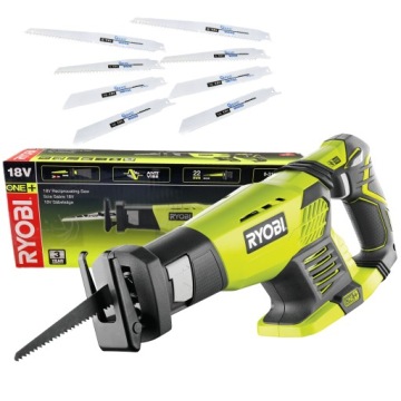 RYOBI FOX 18V АККУМУЛЯТОРНАЯ САБЕЛЬНАЯ ПИЛА +10 ПИЛЬНЫХ ПОЛОТЕН RRS1801M