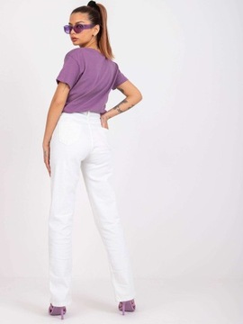 BLUZKA koszulka 100% COTTON T-SHIRT F28X violet L