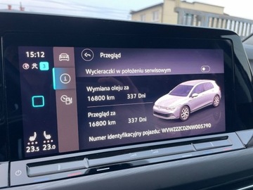 Volkswagen Golf VIII Hatchback 1.5 TSI EVO 150KM 2021 Volkswagen Golf 1.5 TSI EVO 150 KM STYLE BEZWYPADKOWY I- WLASCICIEL, zdjęcie 35