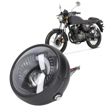 6,5-calowy reflektor motocyklowy LED Retro