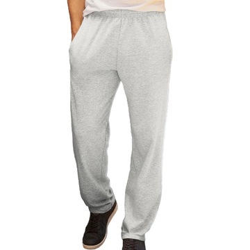 FRUIT - SPODNIE DRESOWE OPEN LEG heather grey XL