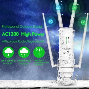 Точка доступа, репитер, роутер Wavlink 1 802.11ac (Wi-Fi 5)