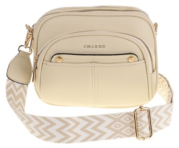 CHARRO Элегантная женская бежевая сумка-мессенджер CH966914 Бежевый