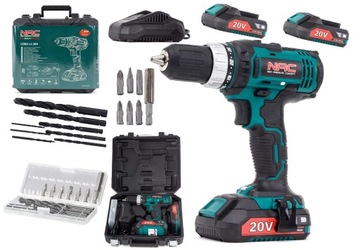 NAC CDB2-LI-20V WIERTARKO-WKRĘTARKA 20V + 2x 2Ah