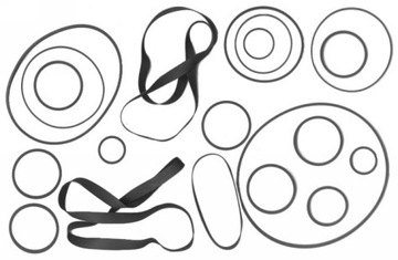 ZESTAW PASKÓW NAPĘDOWYCH 3mm 50-SZTUK