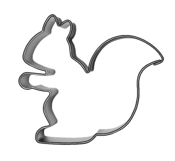 Foremka w kształcie WIEWIÓRKI 6,2 cm - wiewiórka