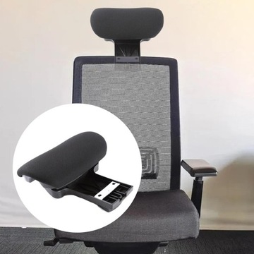 Эргономичная подушка для подголовника офисного кресла, 30х28см на 2,2см.