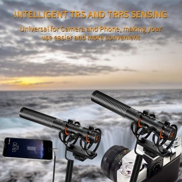 КОНДЕНСАТОРНЫЙ МИКРОФОН COMICA CVM-VM20 300 мАч OLED LCD ANTI-SHOCK PRO