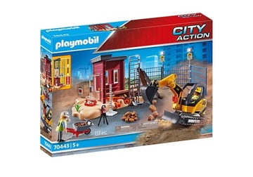 Mała koparka z elementami City Action 70443