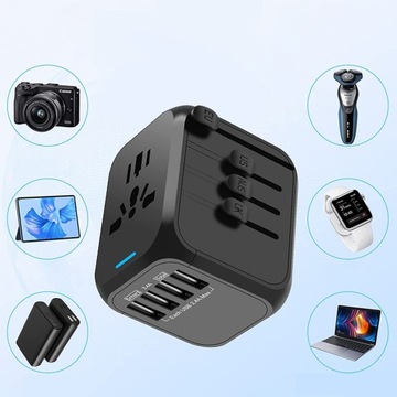 ПУТЕШЕСТВЕННЫЙ АДАПТЕР БЛОК ПИТАНИЯ ТУРИСТИЧЕСКАЯ USB-РОЗЕТКА