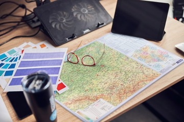 Настольный блокнот - карта Польши