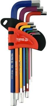 Шестигранные ключи, шестигранные ключи 1,5-10 мм, 9 шт., YATO
