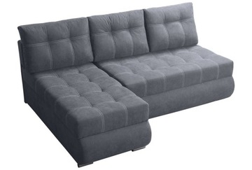 Narożnik ALAN MINI szary 2x pojemnik wersalka sofa