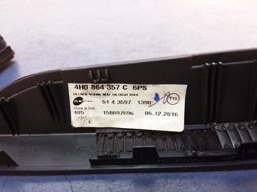 AUDI A8 D4 РАМКА ПОЛКИ ПОДЛОКОТНИКА 4H0863075K