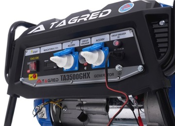 TAGRED 3500W AVR ГЕНЕРАТОР + МАСЛО