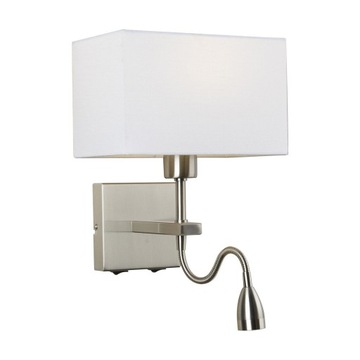 Kinkiet Norte WL-1122-2-BL-SN-RC-WH Italux