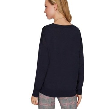 TOMMY HILFIGER SWETER DAMSKI LYOCELL WOOL L