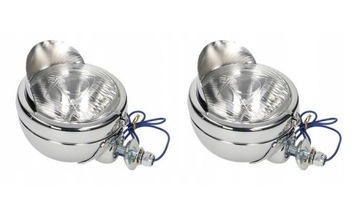 ХРОМИРОВАННАЯ СВЕТОВАЯ ЛАМПА 4,5 ДЮЙМА С ЦАПКОМ