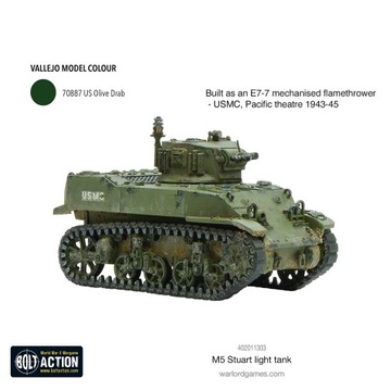 BOLT ACTION Американский легкий танк M5 Stuart [402011303]