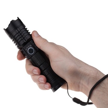 ТАКТИЧЕСКИЙ СВЕТОДИОДНЫЙ ФОНАРЬ XHP160 26650 USB ZOOM