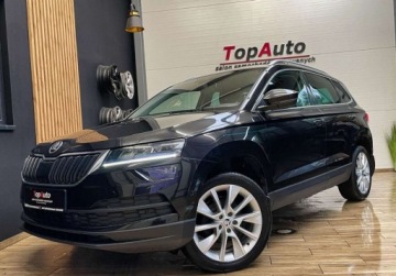 Skoda Karoq Crossover 1.6 TDI 115KM 2018 Skoda Karoq 1.6 TDI DSG GWARANCJA BEZWYPADKOWY kamera navi 1.6