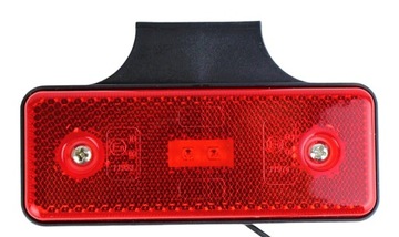 LAMPA OBRYSOWA LED CZERWONA OBRYSÓWKA NA UCHWYT