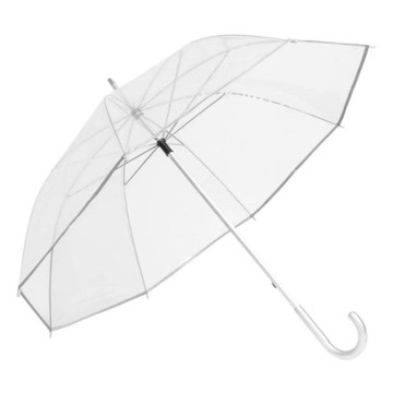 Parasol przezroczysty parasolka folia długi
