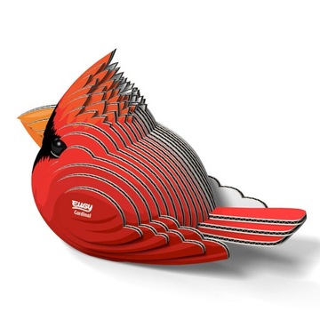 Эко-пазл Bird Scarlet Cardinal Bird 3D