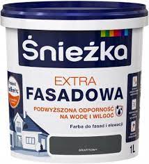ŚNIEŻKA FASADOWA grafitowy 1L FARBA ELEWACYJNA