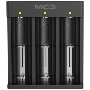 Xtar MC3 - Ładowarka do akumulatorów litowo-jonowych wraz z kablem USB