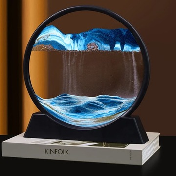 Песочные часы Heckermann с песком, черные.